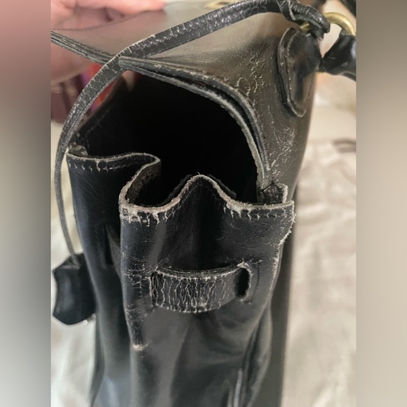 HERMES | Vintage 1966 Bonwit Teller Kelly 32 Black Box Calf Leather Bag - Picture 8 of 16